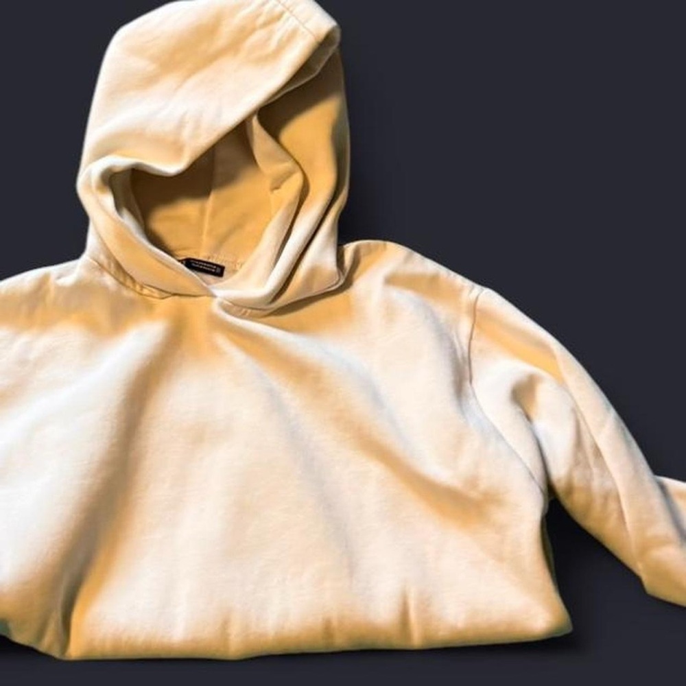 White Zara Hoodie Women’s Size M
